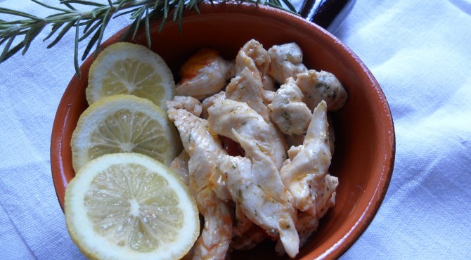 boccconcini pollo al limone