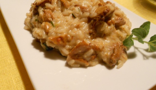 RISOTTO FINFERLI E GORGONZOLA