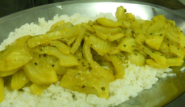 finocchi brasati al curry