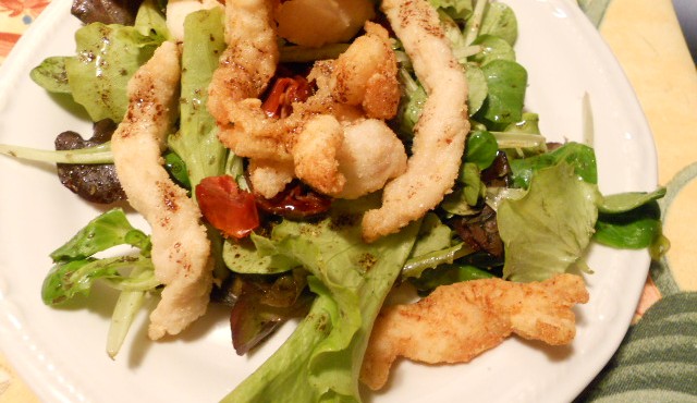 insalata di pollo fritto