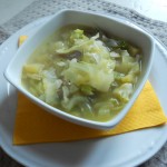 zuppa di verza e carciofi 005