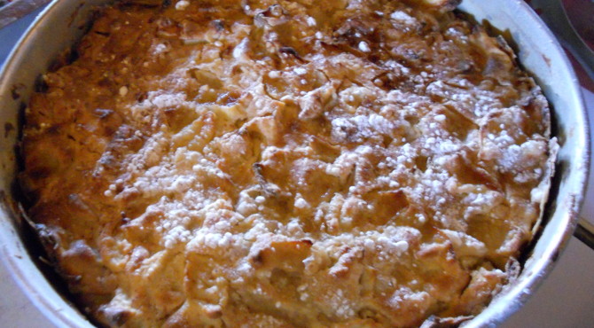 torta di pere e yogurt